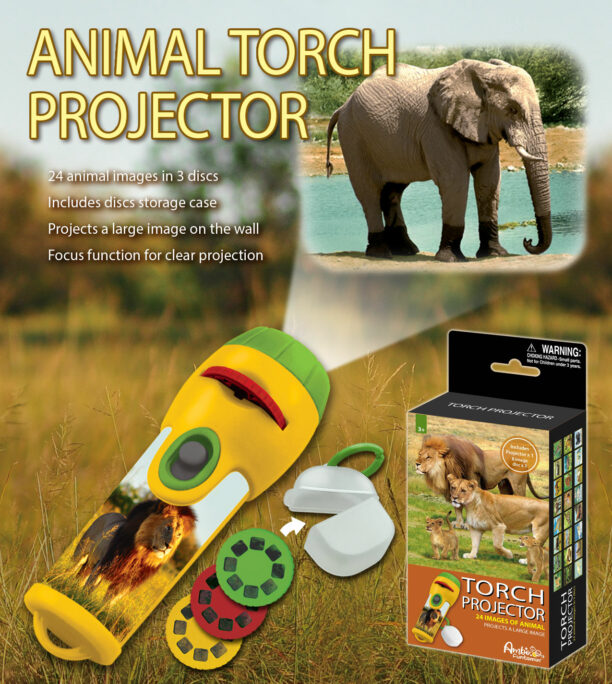 Animal Torch Projector (with disc case) – Ambo Funtamin